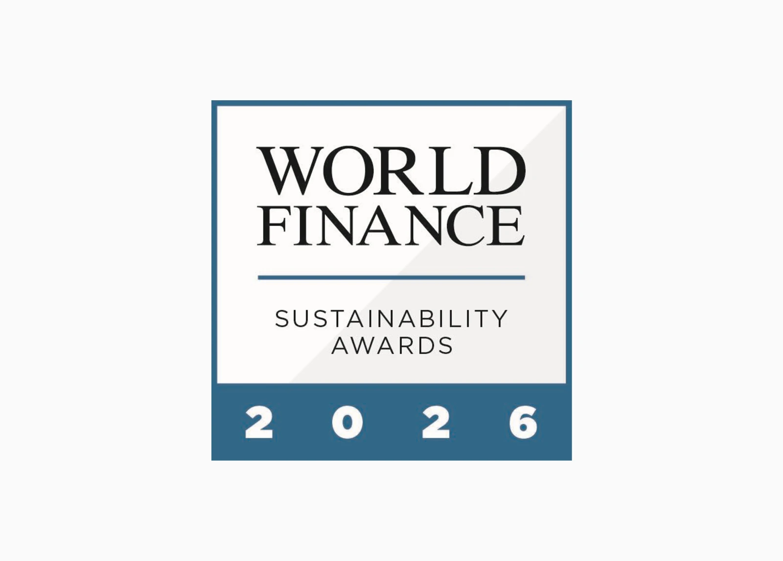 World Finance Sustainability Awards 2026